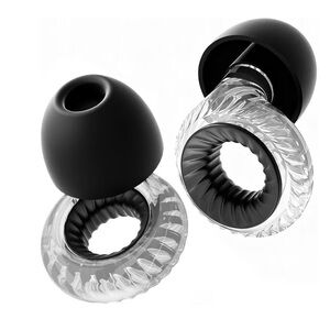 Black and Clear Earbuds